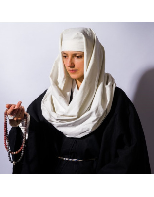 Sode zukin - japanese wimple, "sleeve hood"
