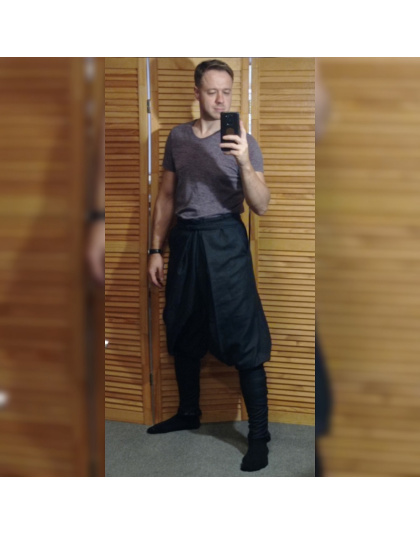 Iga-bakama casual stylization
