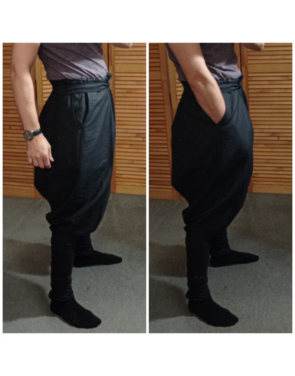 Iga-bakama casual stylization