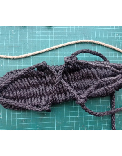 Dark waraji - ninja jute sandals
